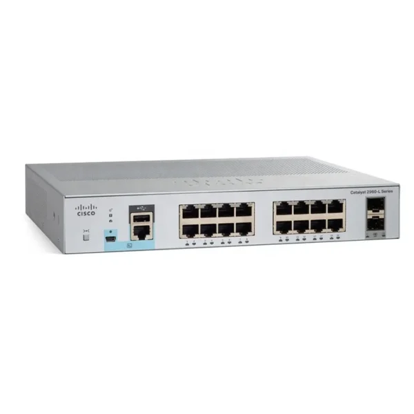 【2台セット】Cisco WS-C2960L-16TS-LL ファンレス⑥ WS-C2960L-16TS-LL Brand New 2960L 16 port GigE Switch WS-C2960L
